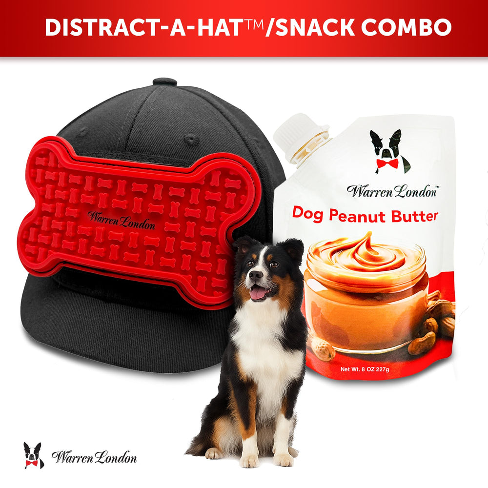 Warren London Distract-A-Hat usage steps explained in the image.