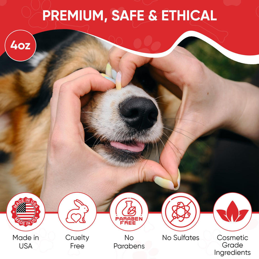Warren London Hydrating Butter Balm targeting cracked pads for flexible paw skin.