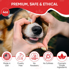 Warren London Hydrating Butter Balm targeting cracked pads for flexible paw skin.