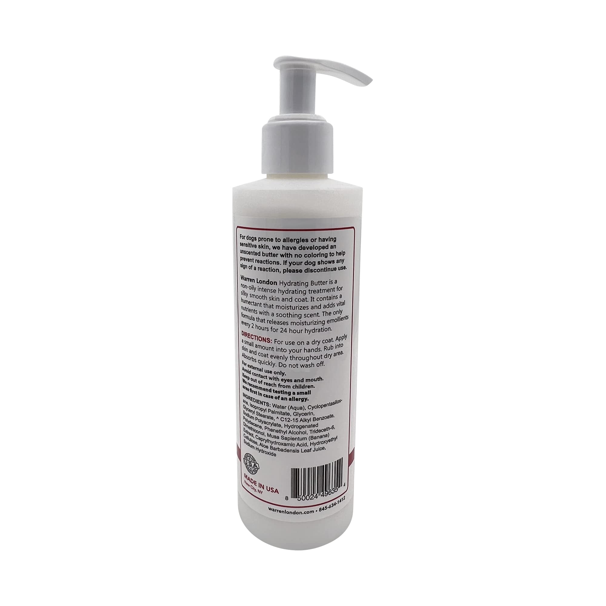 Warren London Hydrating Butter Leave-In Conditioner cruelty-free USA made emphasizes ethical production