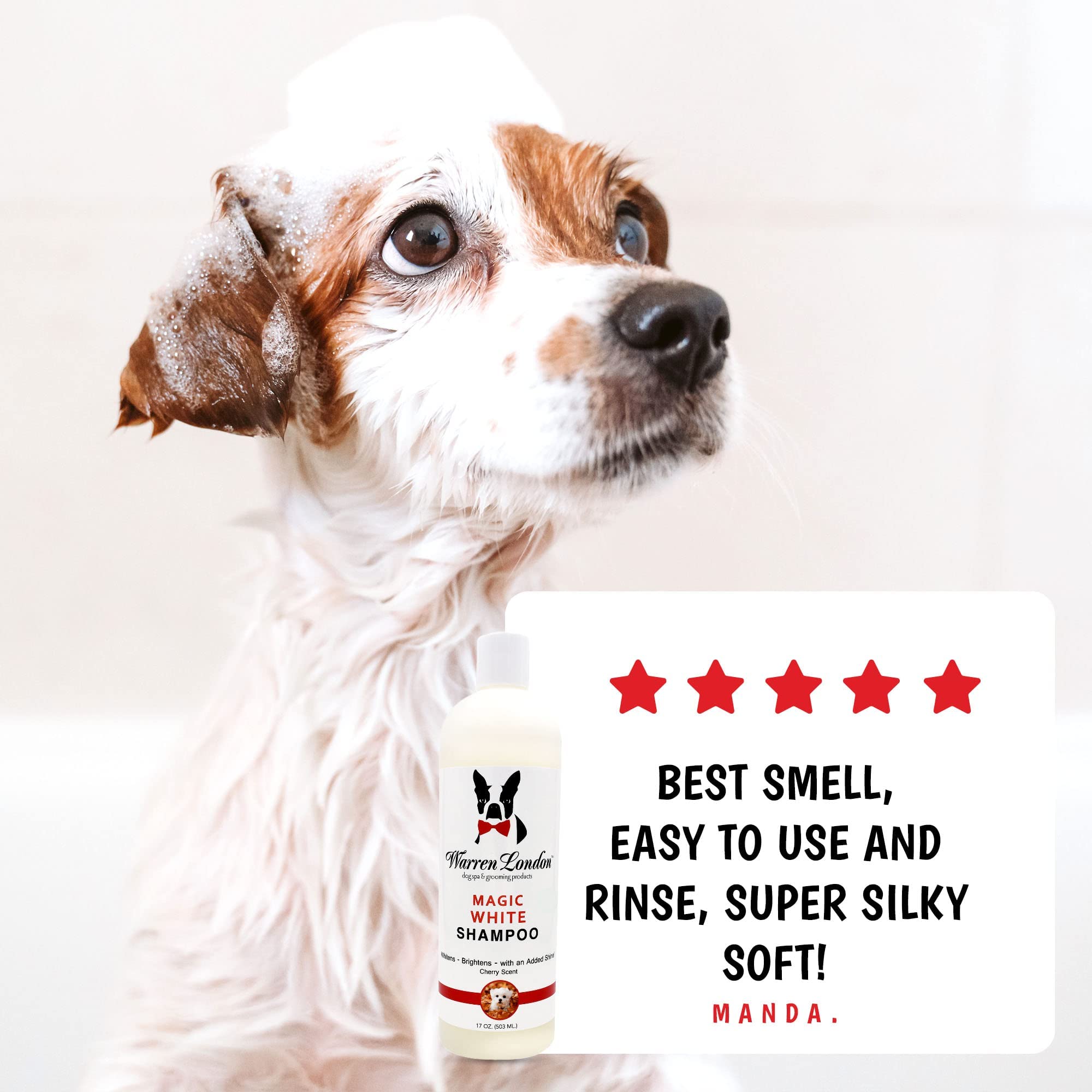 Warren London Magic White Dog Shampoo proudly made in the USA