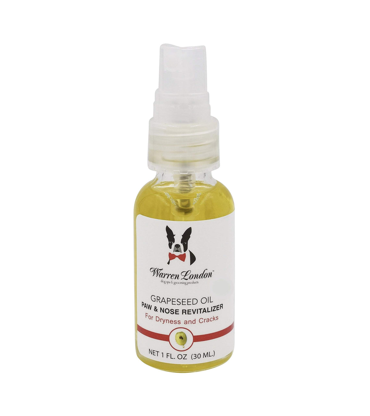 Warren London Nose & Paw Moisturizer bottle helps soothe dry noses and pads.