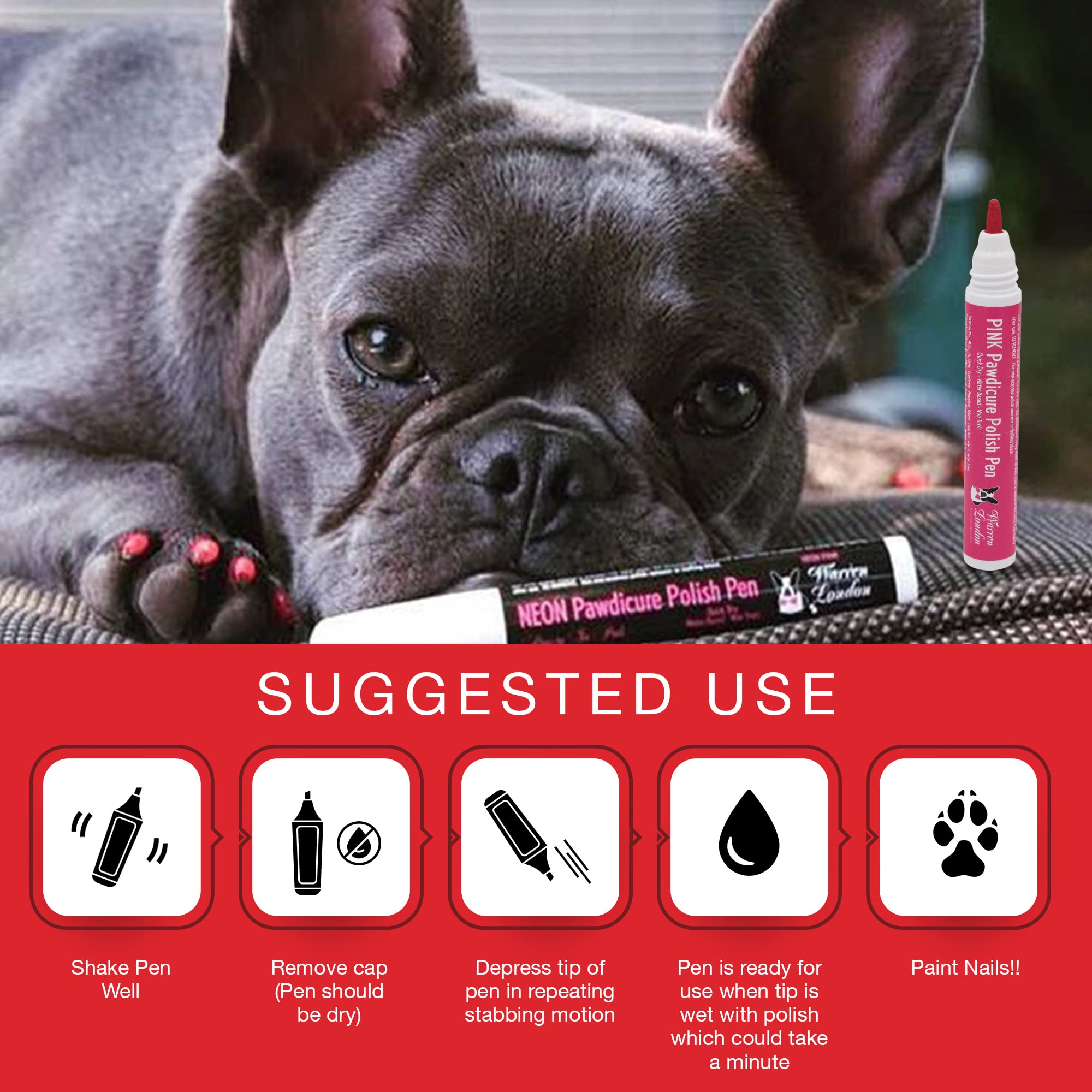 Warren London Pawdicure pens show non-toxic formula for safe at-home nail art