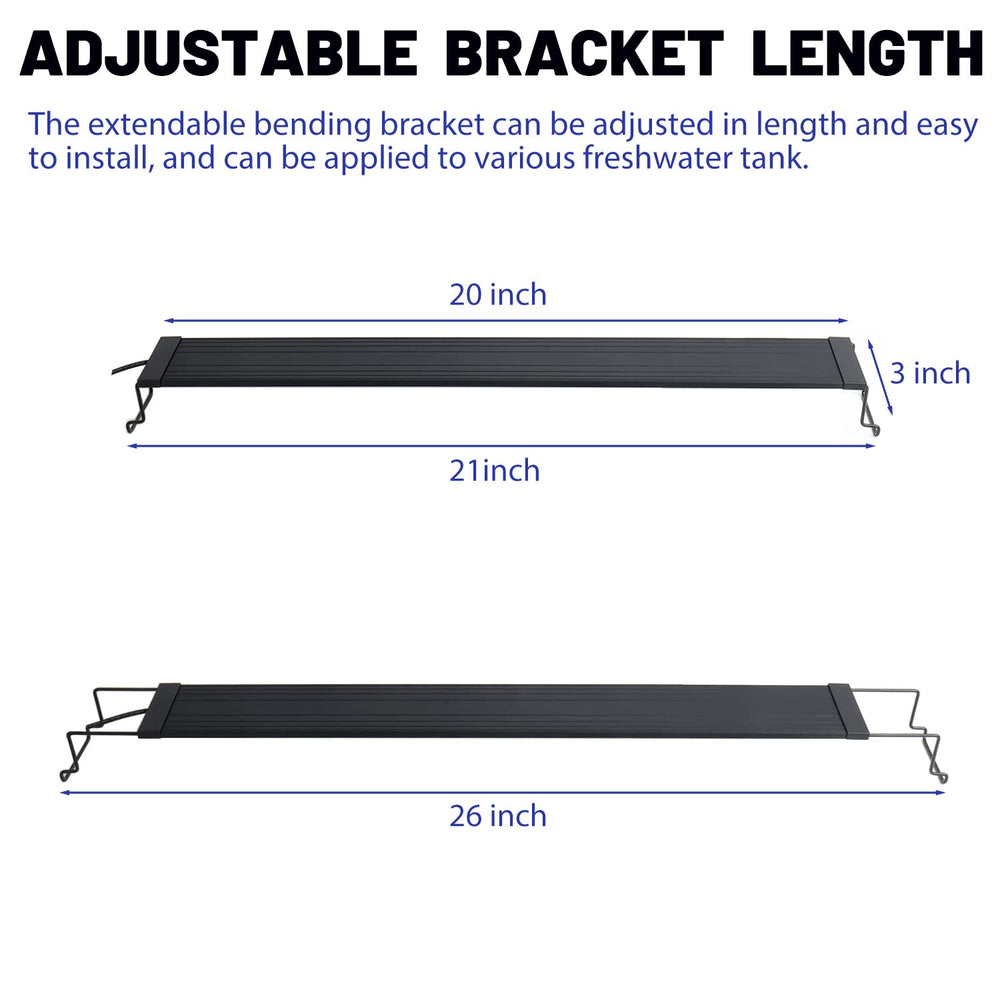 WaterRebirth extendable brackets fit multiple tank sizes for quick setup
