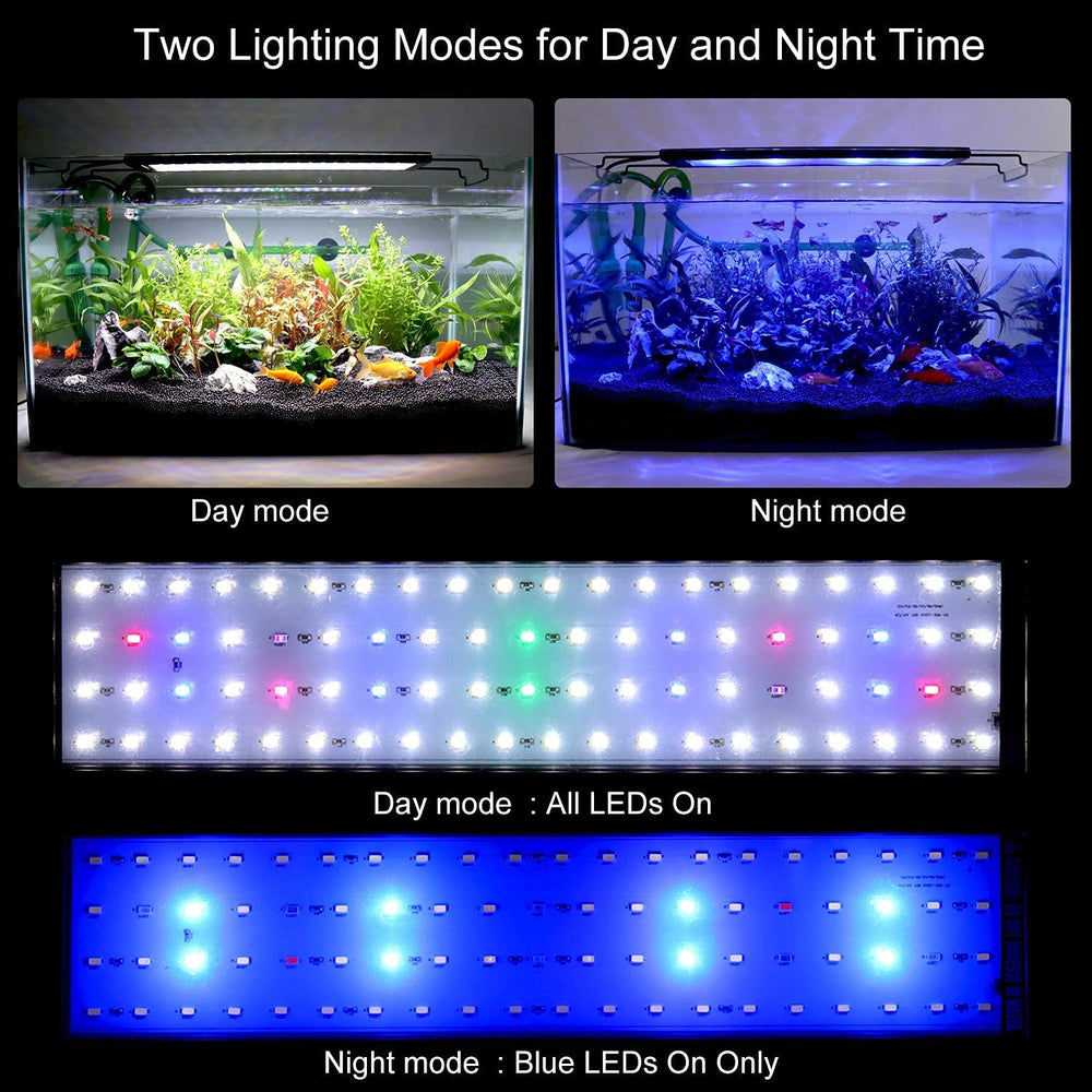WaterRebirth LED Aquarium Light waterproof and easy to clean for wet environments.