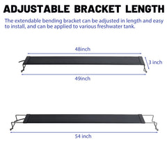 WaterRebirth light strip timer and modes support routine day-night cycles for a balanced aquarium.