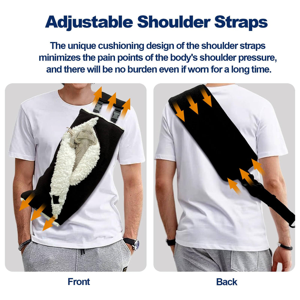 WATFOON secure snuggle sling creates a cozy haven for pets during walks