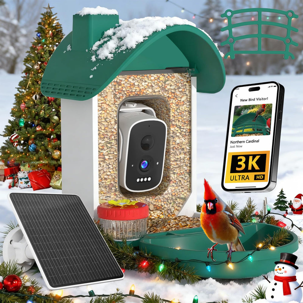 WAVEEME Bird Feeder Camera delivers 3K live view for vivid backyard watching