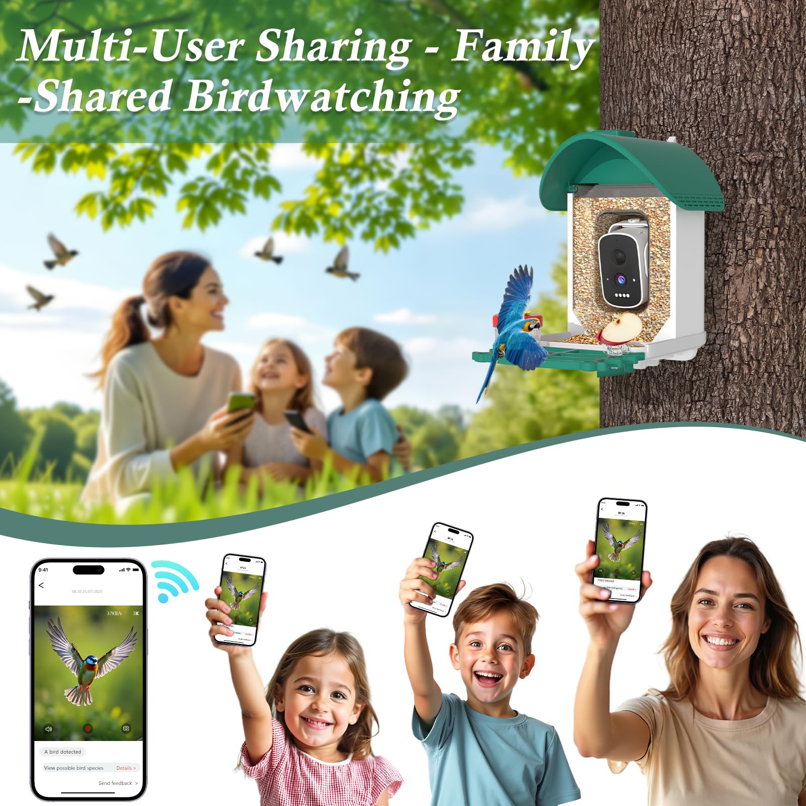 WAVEEME HD waterproof design withstands rain and morning dew