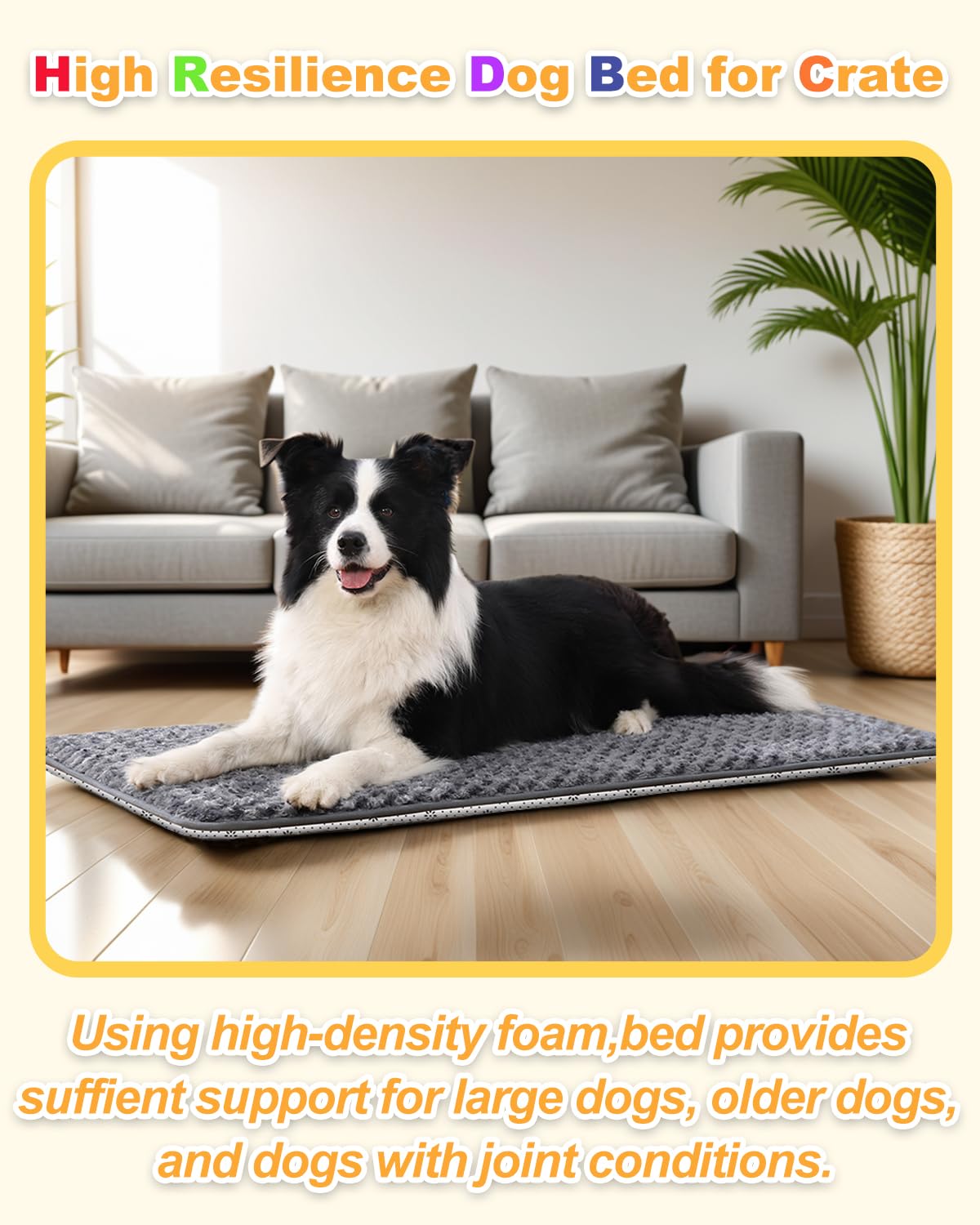 WAYIMPRESS washable dog bed simplifies cleanup after outdoor use.