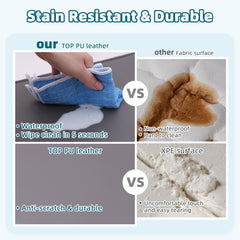 WAYIMPRESS non-slip bottom keeps mat in place for safety.