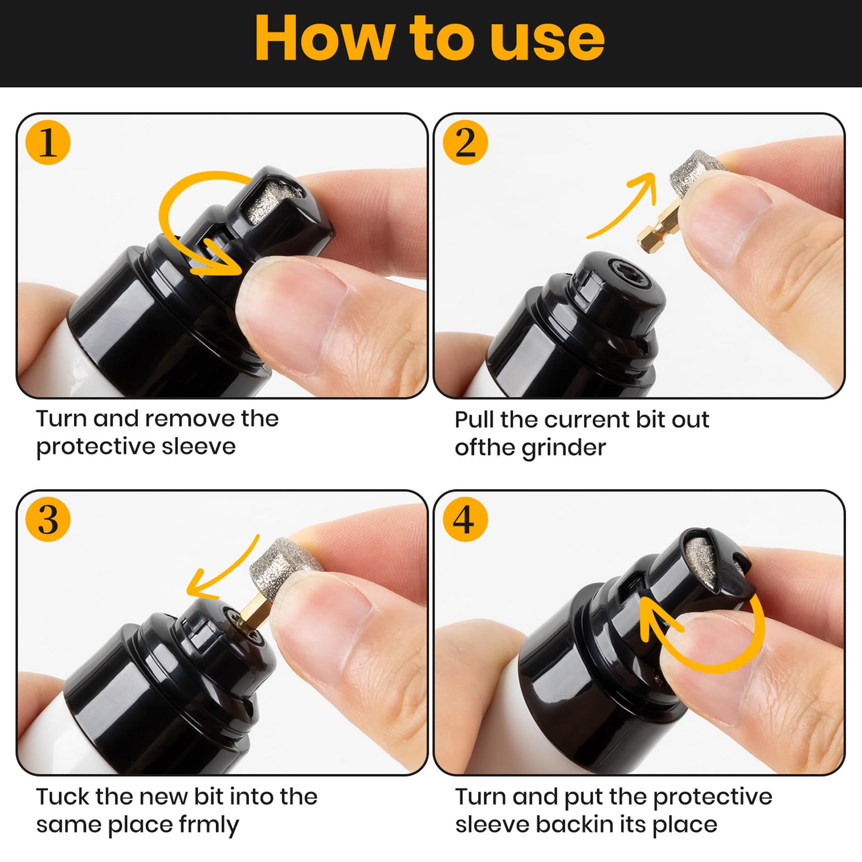 WAZNFYV Silent Groom Pro two-speed settings provide gentle to deeper grinding options.