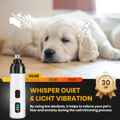 WAZNFYV Silent Groom Pro side view shows compact, lightweight grip for comfortable grooming.