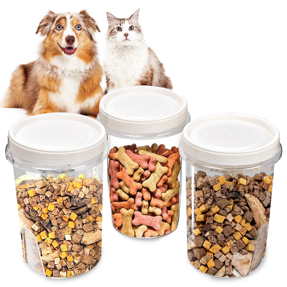 WBKTOOL 3Pack Dog Treat Container shows compact storage for snacks