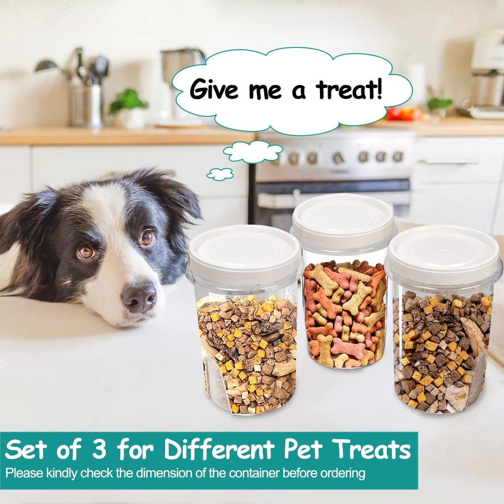 WBKTOOL Airtight Lid Dog Treat Container demonstrates leakproof seal