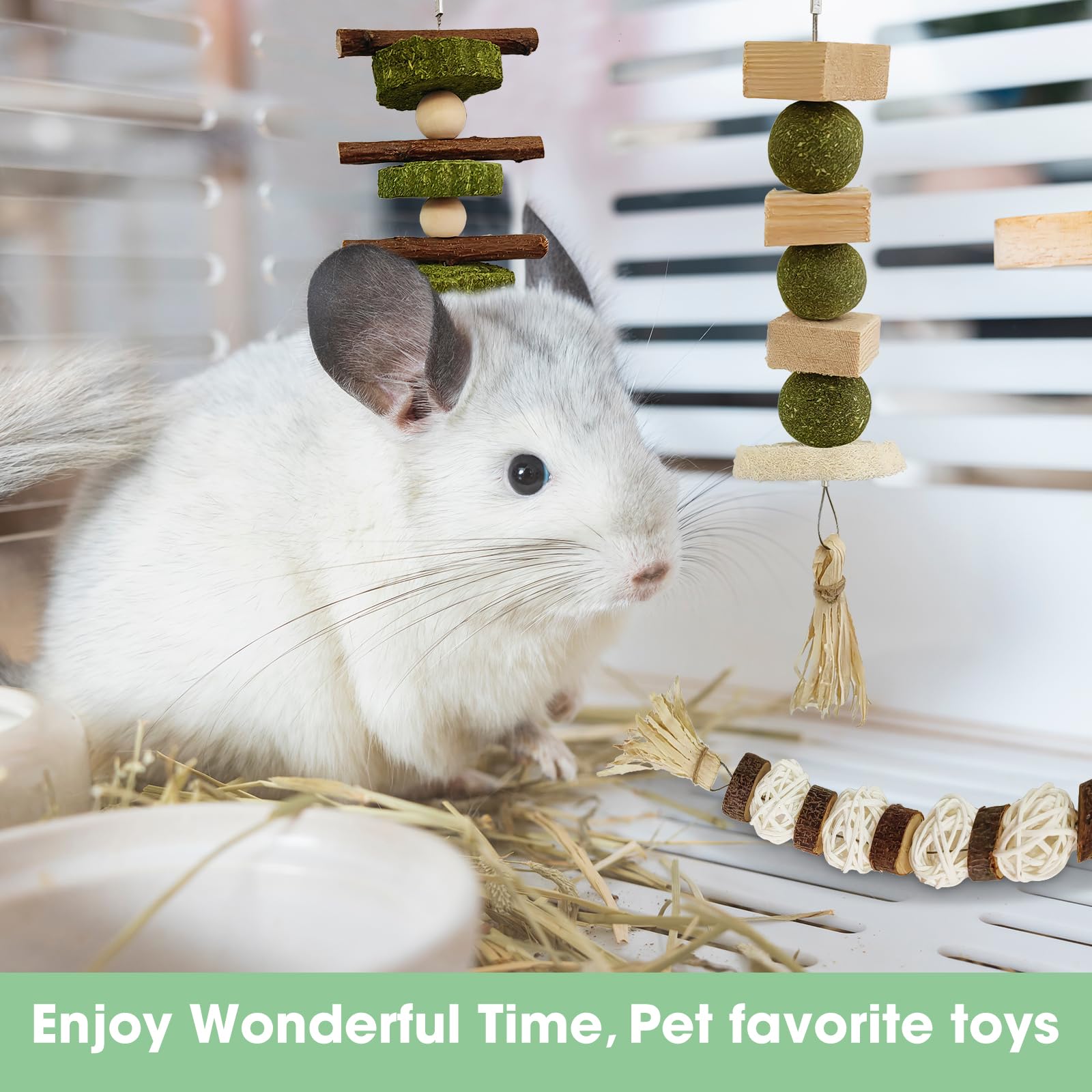 WDEFUN Bunny Chew FSC-Certified Wood keeps chewing sessions safe and durable