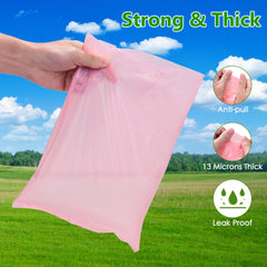 WDFAACK corn-starch compostable bags reduce environmental impact during cleanup.