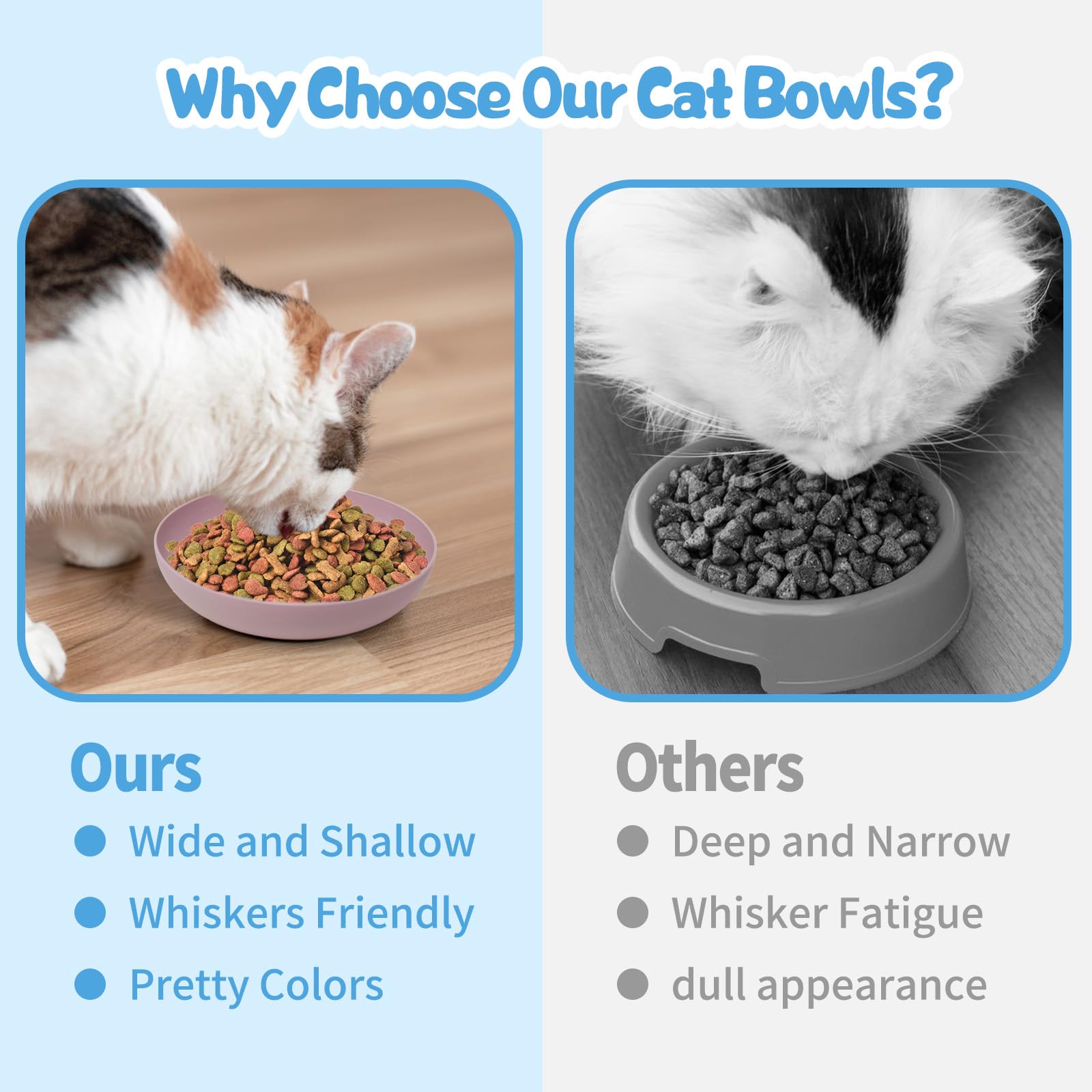 WDZZHOT indoor-outdoor cat bowls fit versatile living spaces.