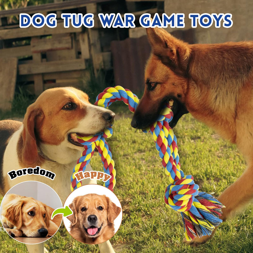 WDZZHOT large-dog rope toy supports boredom relief and exercise.
