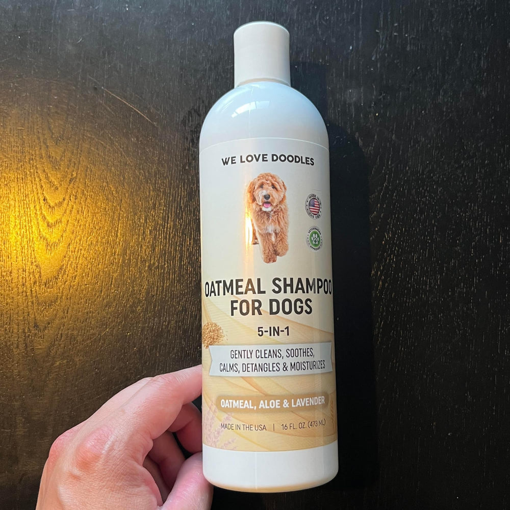We Love Doodles 5-in-1 oatmeal shampoo-us-made underscores domestic manufacturing quality.