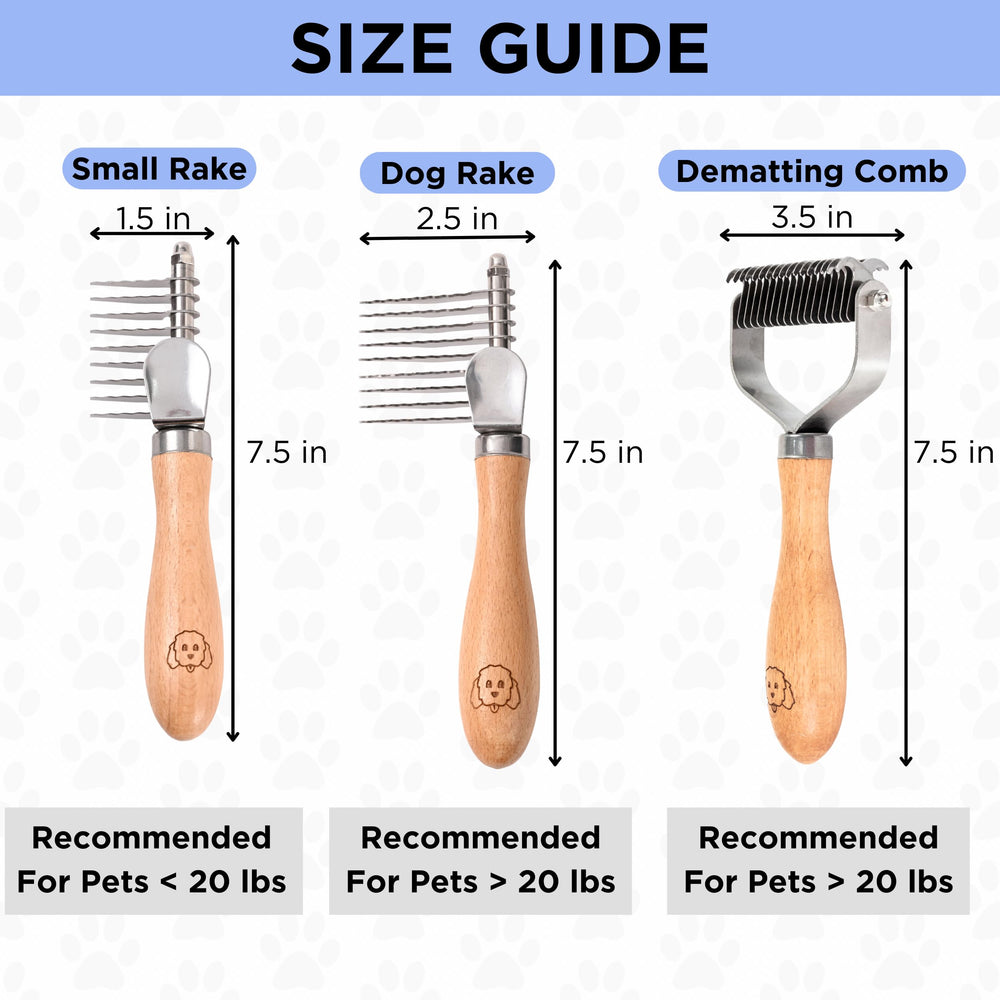 We Love Doodles dematting brush for dogs and cats supports versatile at-home grooming routines.