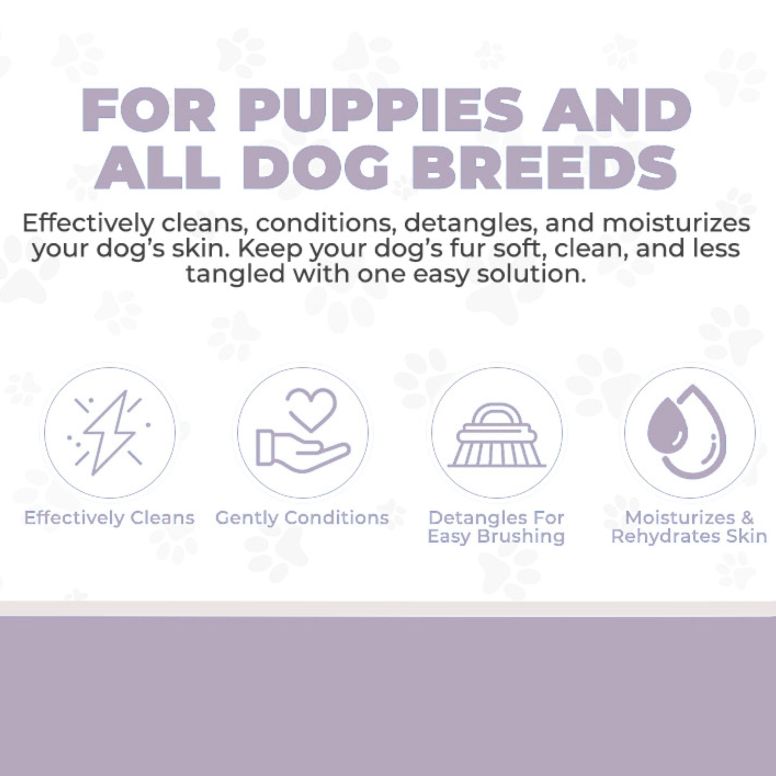 We Love Doodles goldendoodle coat care enhances manageability and adds soft shine.