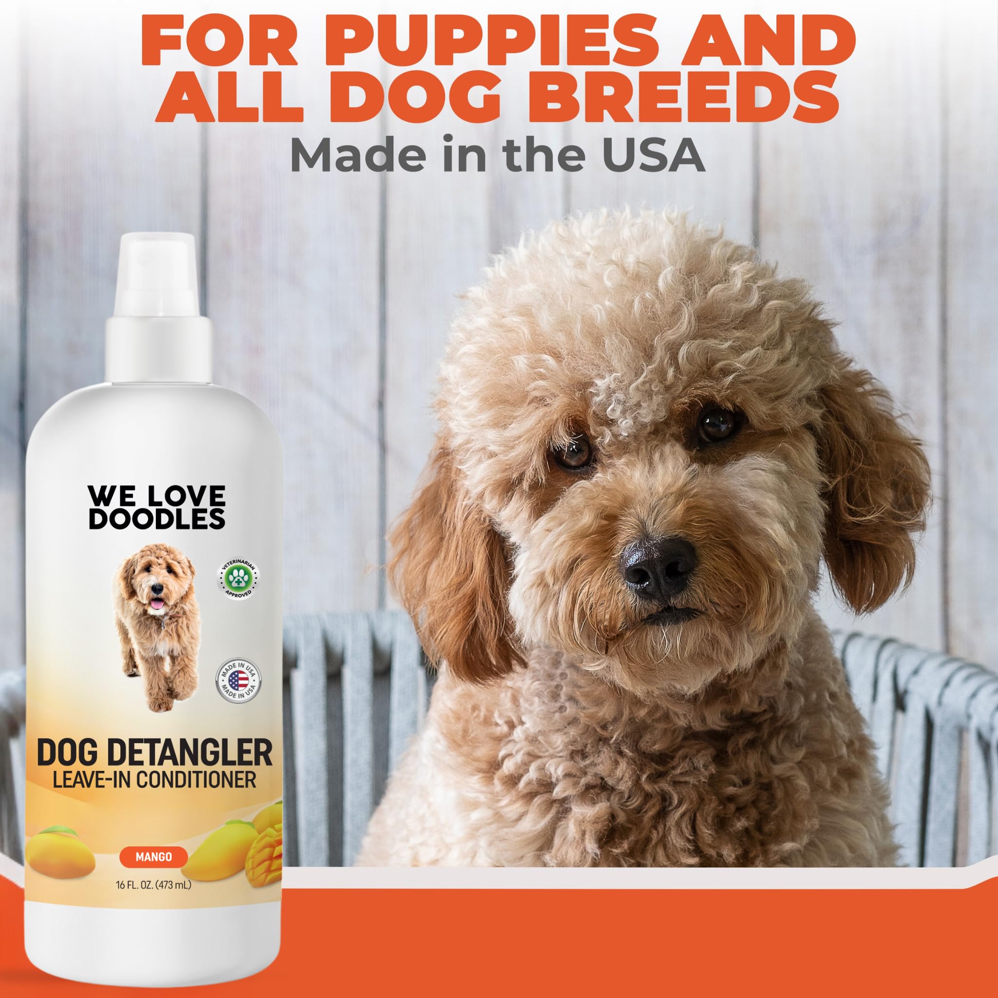 We Love Doodles made-in-USA detangler formula emphasizes safety and quality