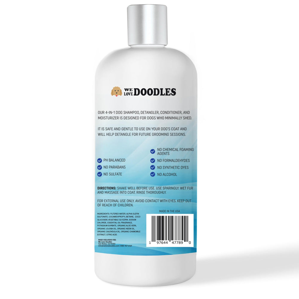 We Love Doodles Ocean Breeze bottle with creamy lather evokes spa-like bath ritual.