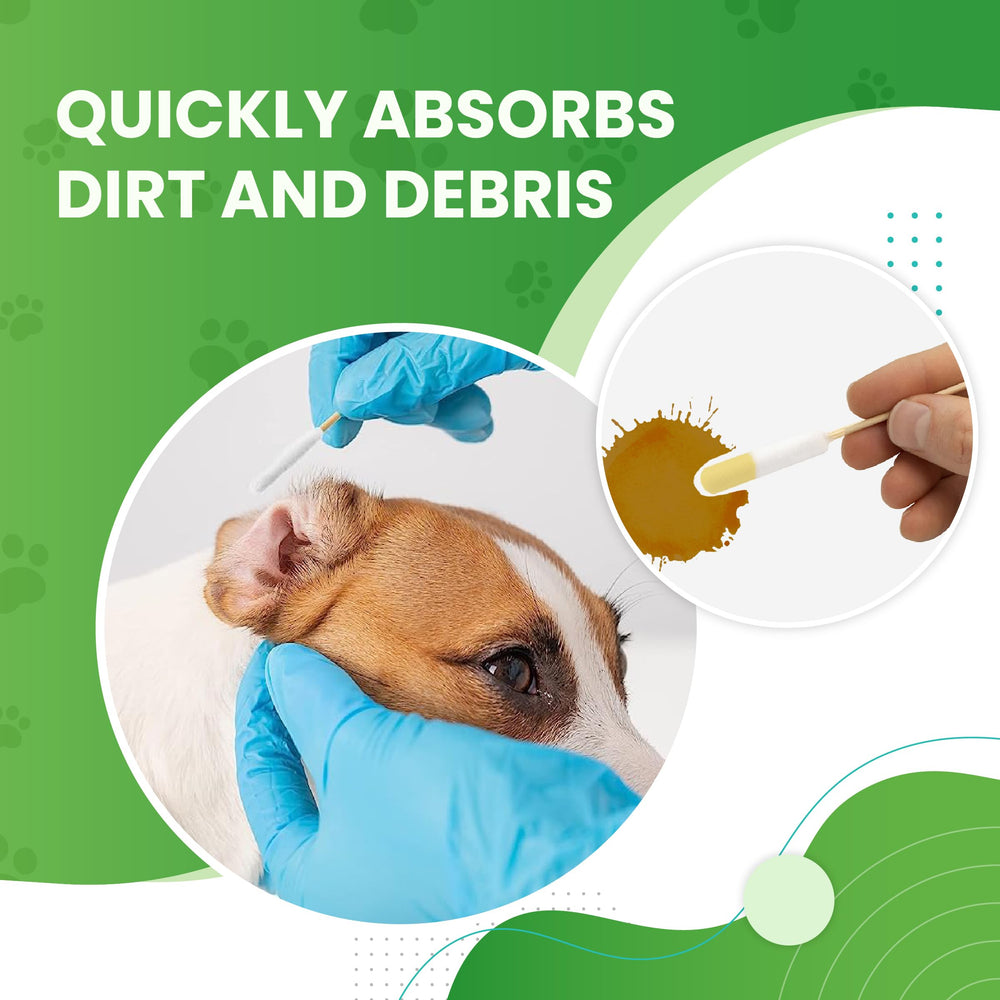 We Love Doodles puppy ear flush swabs enable careful, safe cleaning around a puppy's ears