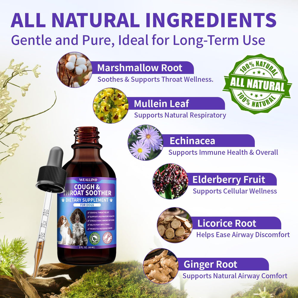 WEALLIN bacon flavor drops ready to use for hassle-free dosing during meals.