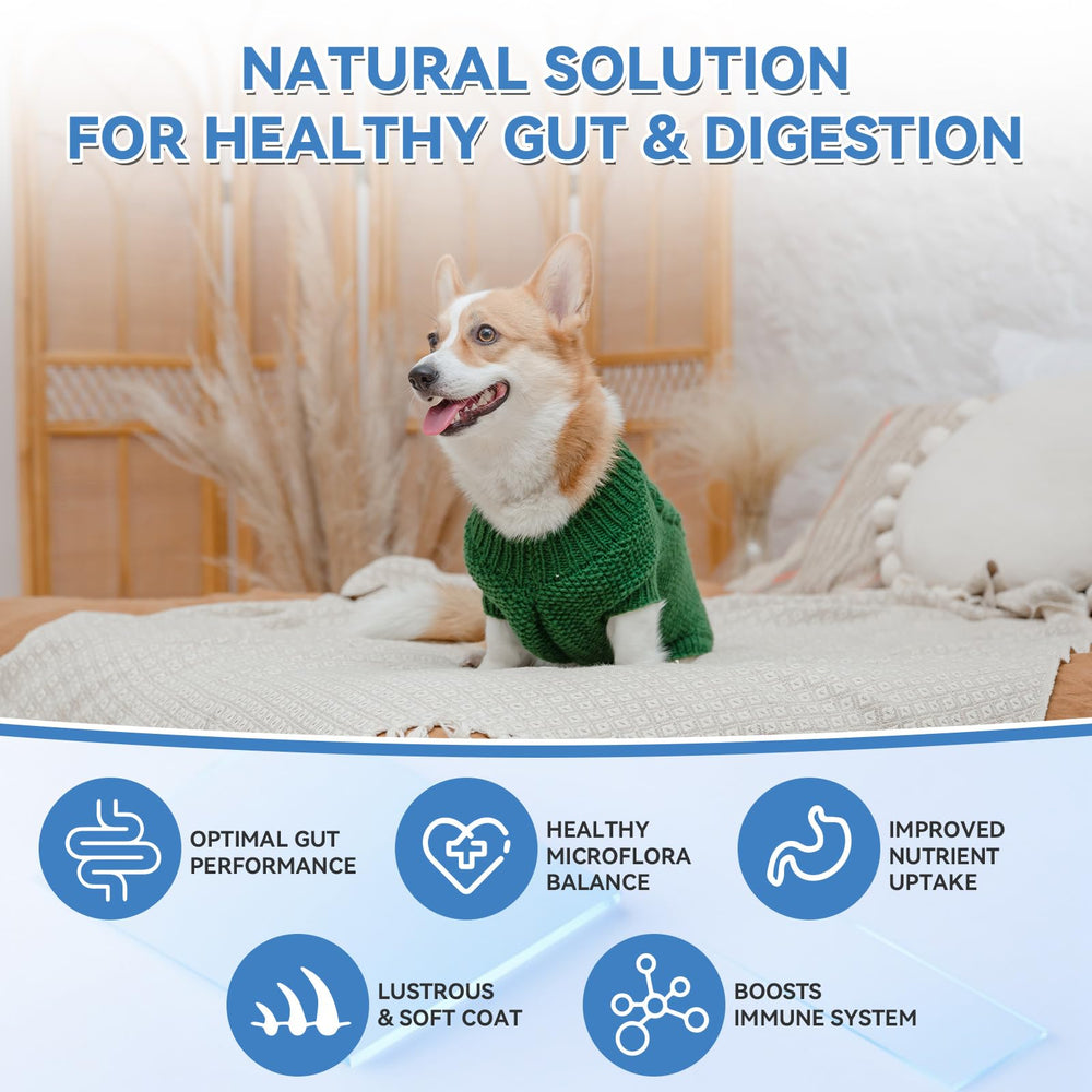 WEALLIN dog probiotics ingredients showcase Bacillus subtilis and prebiotics