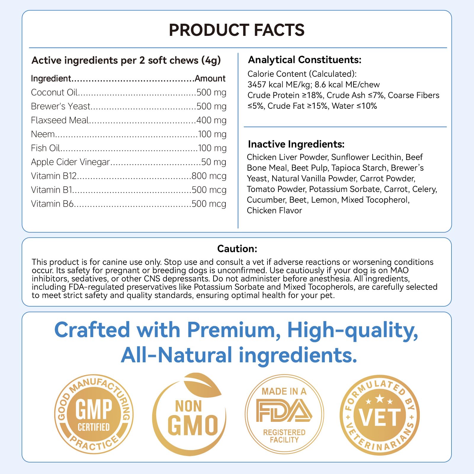 WEALLIN flea tick chews all-breeds image demonstrates versatility across breeds.