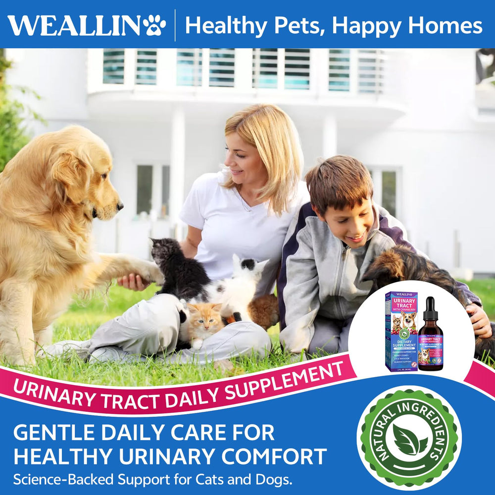 WEALLIN kidney-bladder-health-pets visual suggests holistic renal care potential.