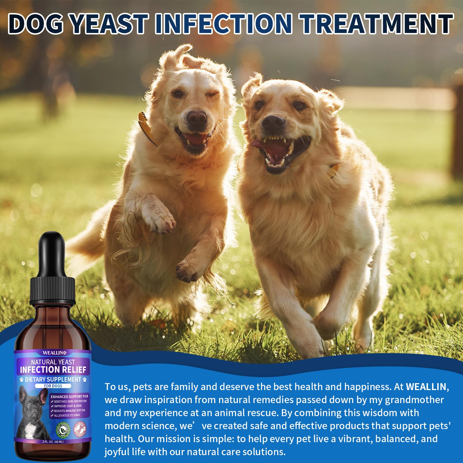 WEALLIN-vet-trusted-quality badge image conveys confidence from veterinary recommendations.