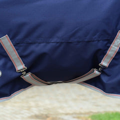 WeatherBeeta ComFiTec Essential Sedona Star Print rug buckle detail enables easy, secure adjustment.