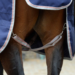 WeatherBeeta ComFiTec Essential Sedona Star Print rug close-up, smooth lining reduces rubbing and adds shine.