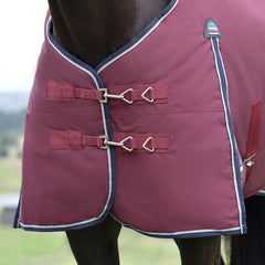 WeatherBeeta ComFiTec Essential Turnout tail flap highlights wind protection and stability.