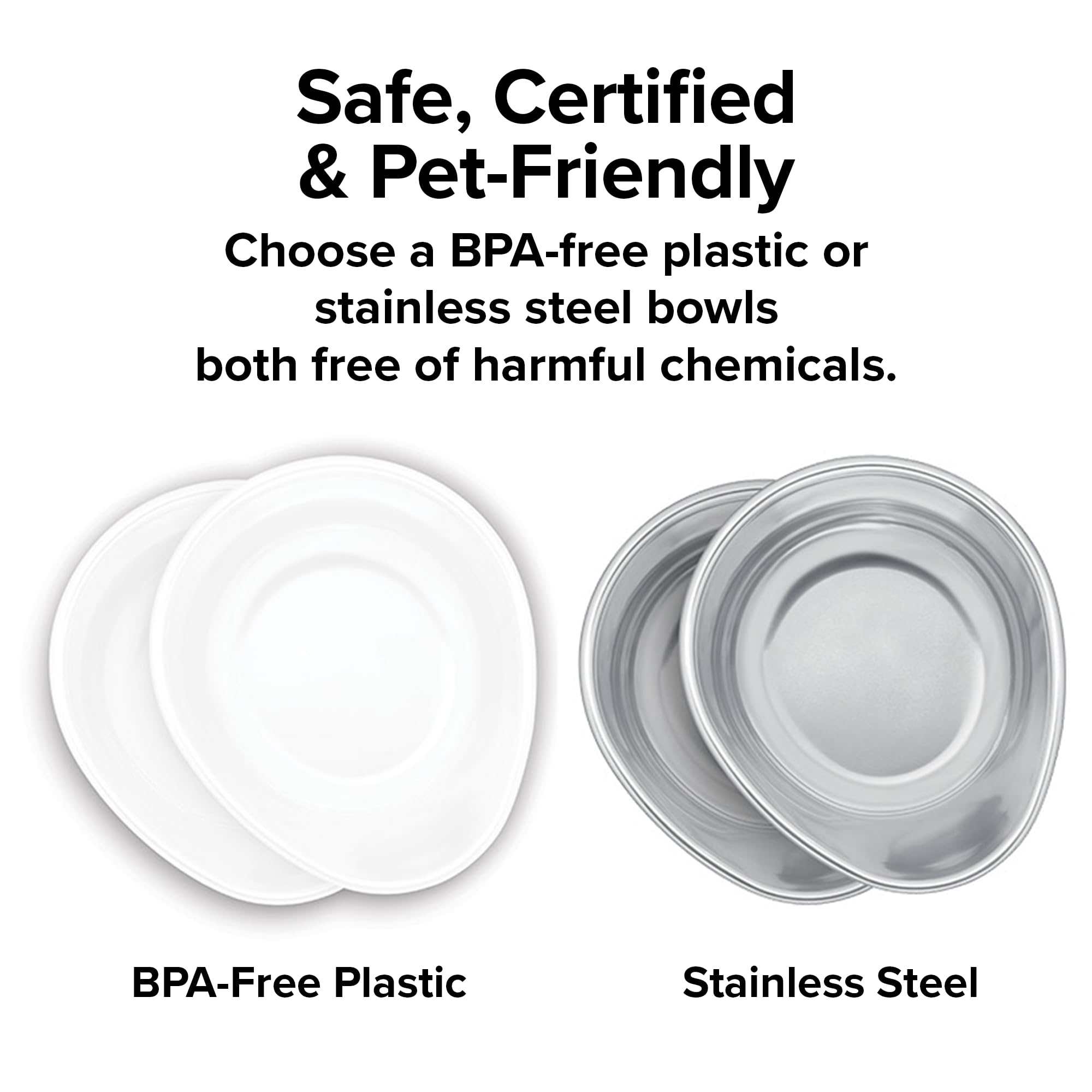 WeatherTech double high pet feeding system side-view highlights tall height