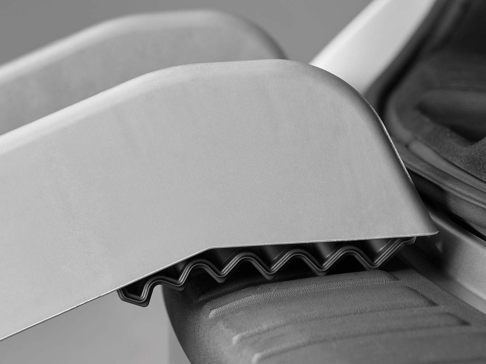 WeatherTech PetRamp folded compact demonstrates travel-friendly portability.