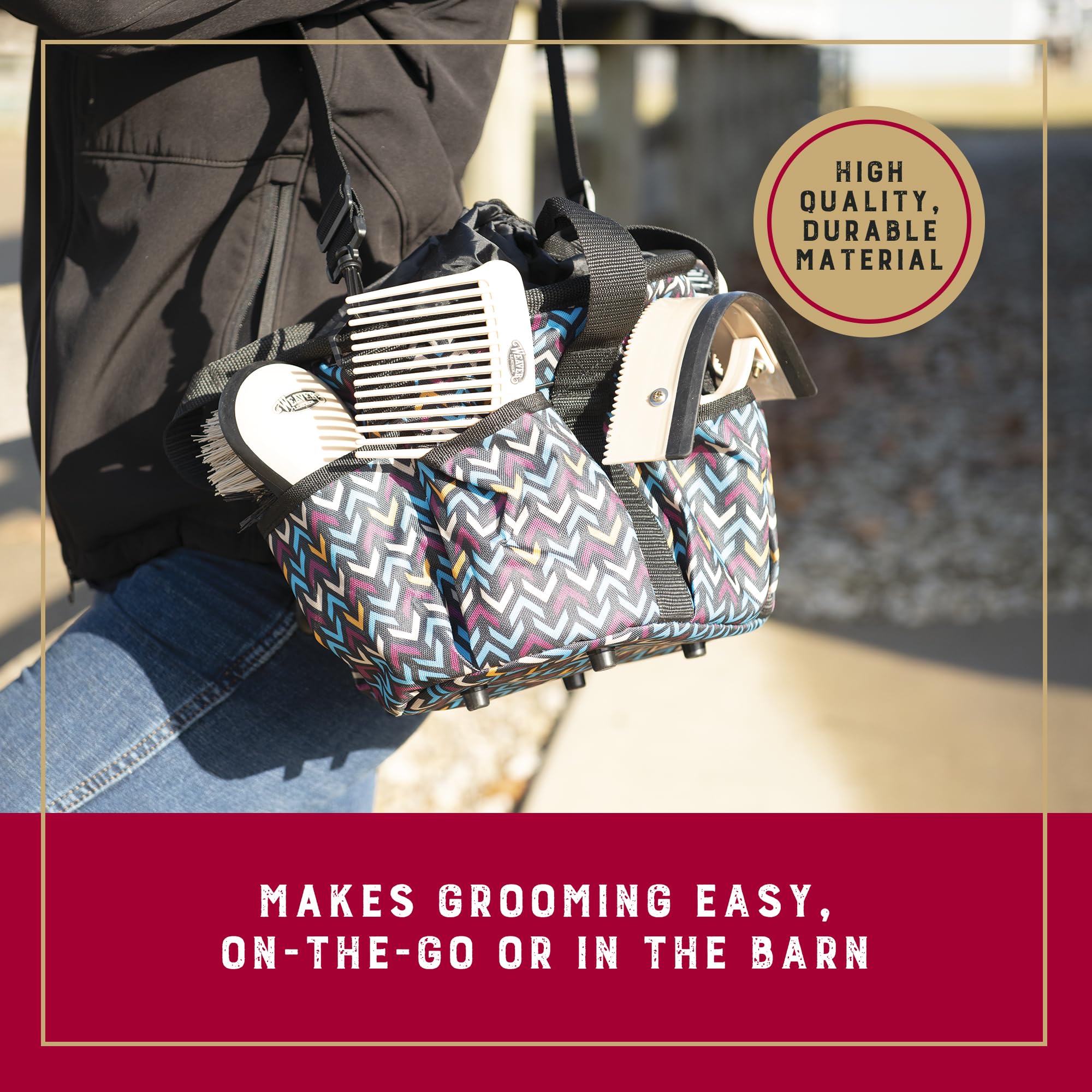 Weaver Leather grooming kit comb for detangling and smoothing the coat