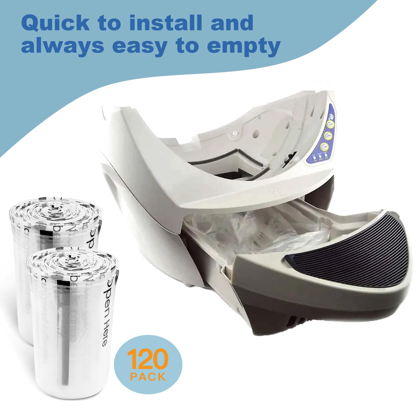 WECATION liner-drawer-inside reveals tear-resistant bags designed for tidy waste disposal.
