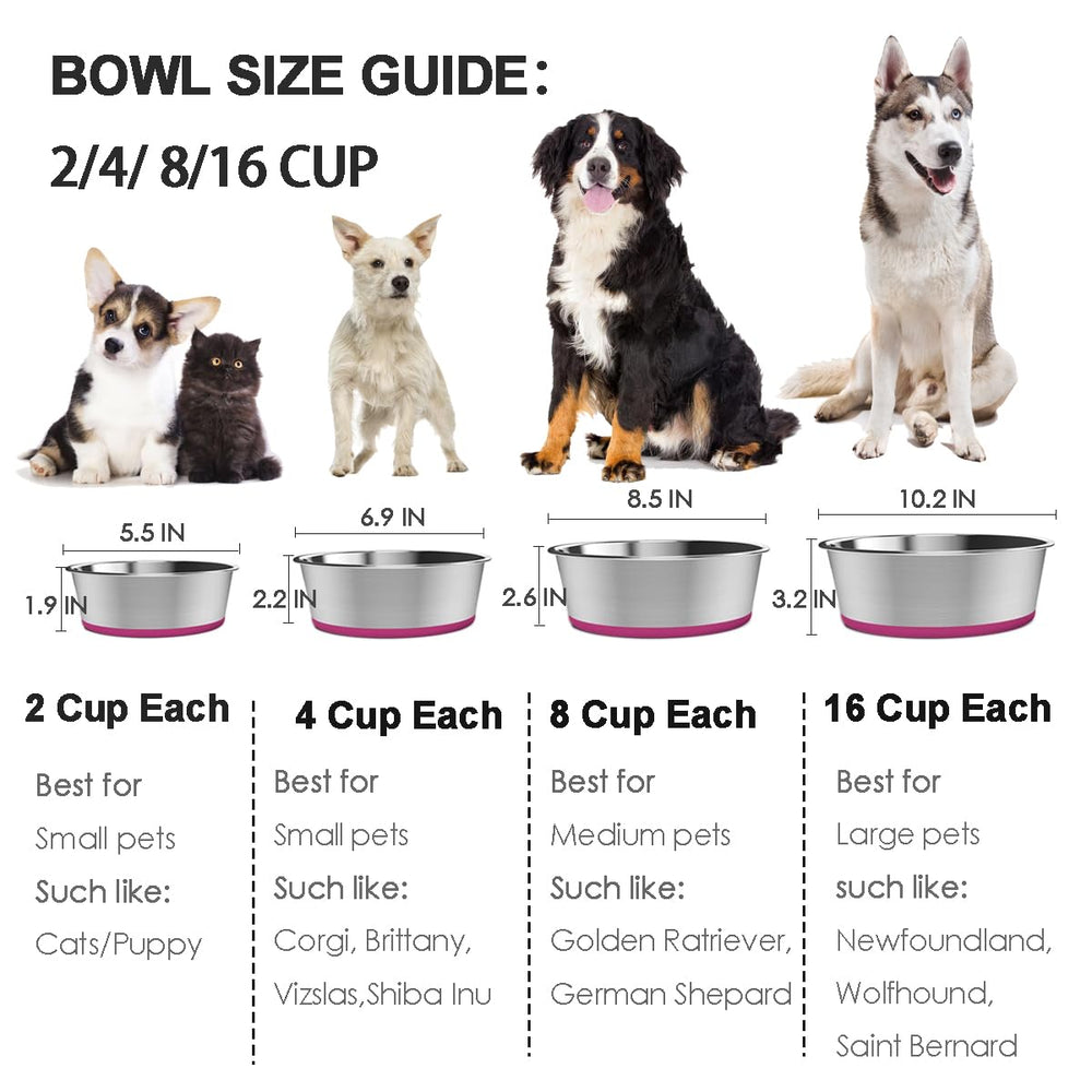 WEDAWN set of 2 bowls covers both meals and water