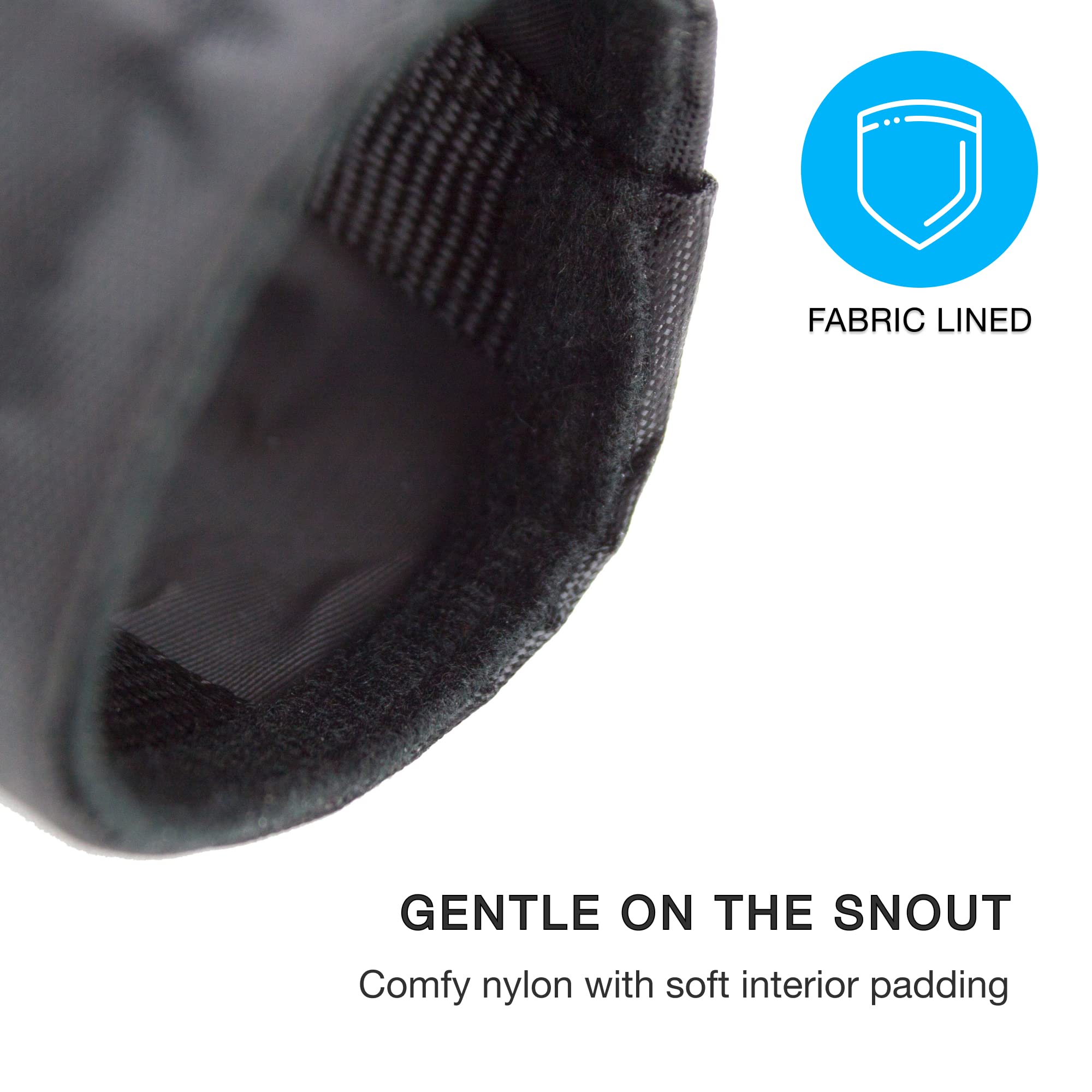 Weebo Pets XX-Small muzzle designed for 5-15 lb breeds and safe handling