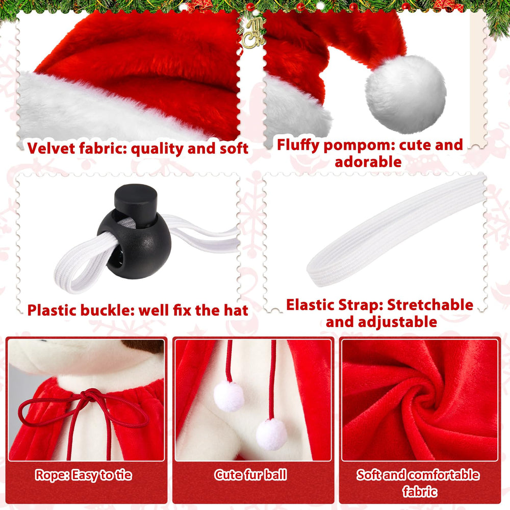 Weewooday 12-piece set includes 6 hats and 6 capes for versatile styling