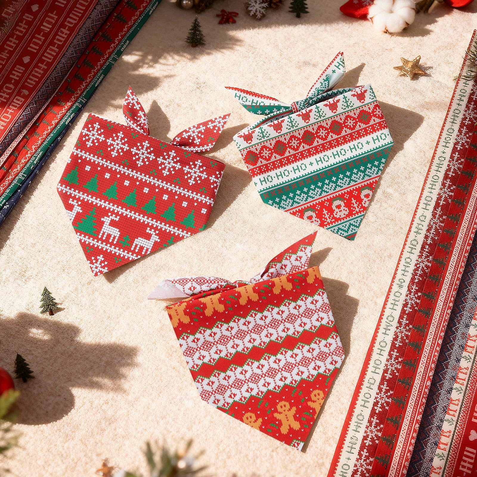 Weewooday adjustable triangle bandana ensures a comfortable neck fit.