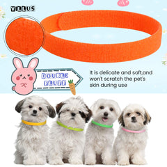 Weewooday adjustable puppy collars with three sizes fit growing puppies