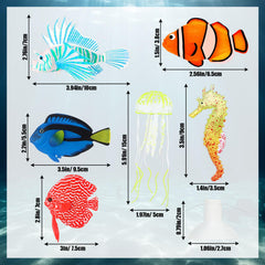 Weewooday seahorse ornament adds whimsical detail and a realistic silhouette.