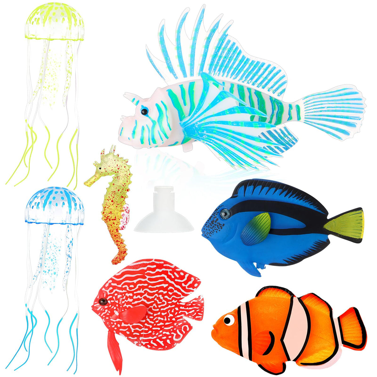 Weewooday artificial yellow fish adds bright color and gentle motion to your aquarium.
