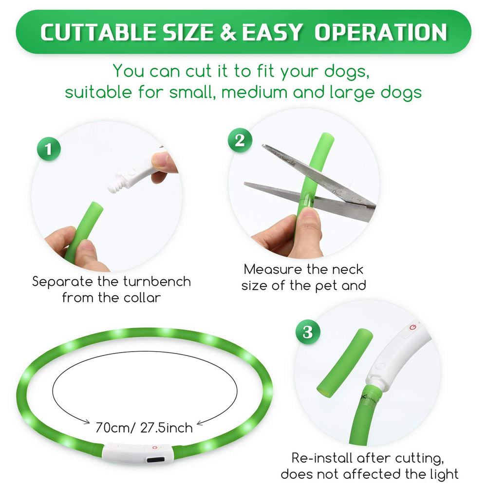 Weewooday blue light up dog collar enhances nighttime safety during strolls.