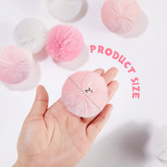 Weewooday cat pom pom ball solid color – classic toy that captures cats' attention.